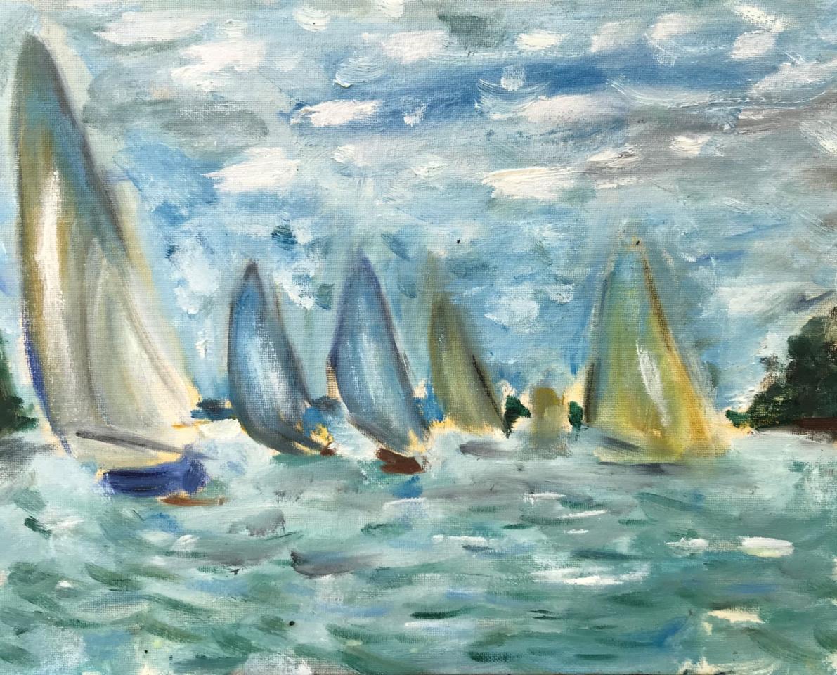 Martha R. Lang - Seascapes - Sailboats
