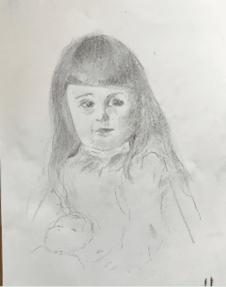 Martha R. Lang - Sketches - Sketched Portrait  1