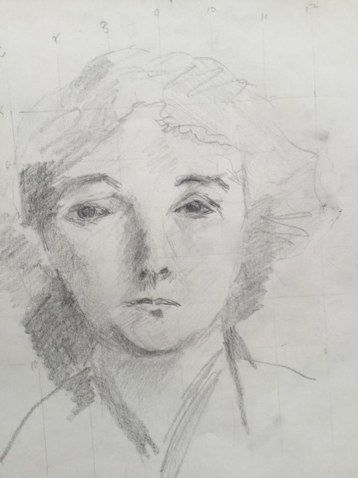 Martha R. Lang - Sketches - Sketched Portrait 2 