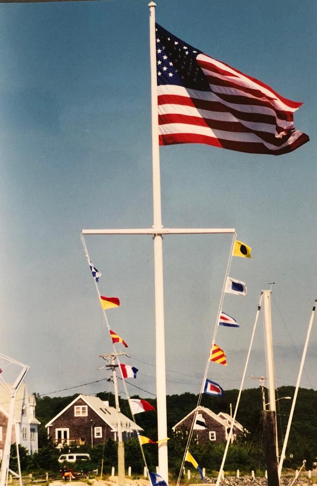 Martha R. Lang - Photography - Yacht Club Flag