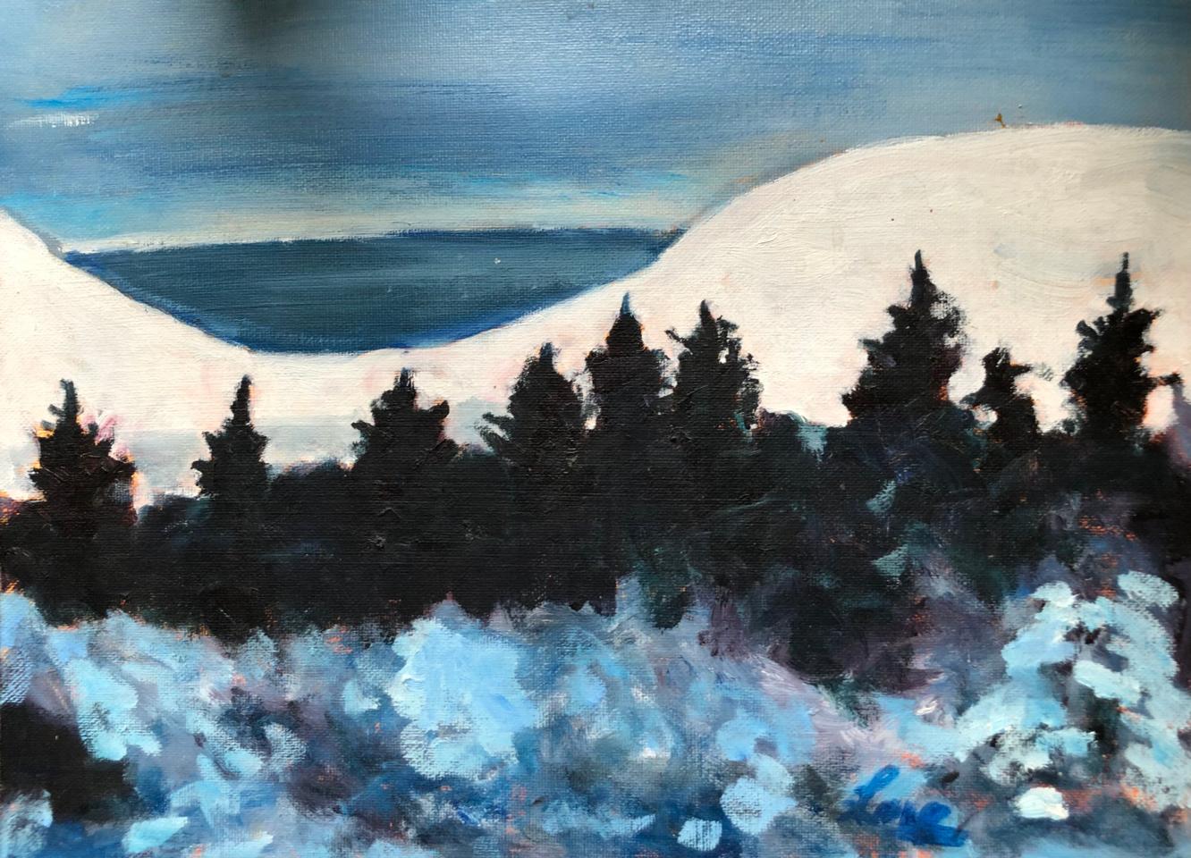Martha R. Lang - Oil Paintings - Winter Day
