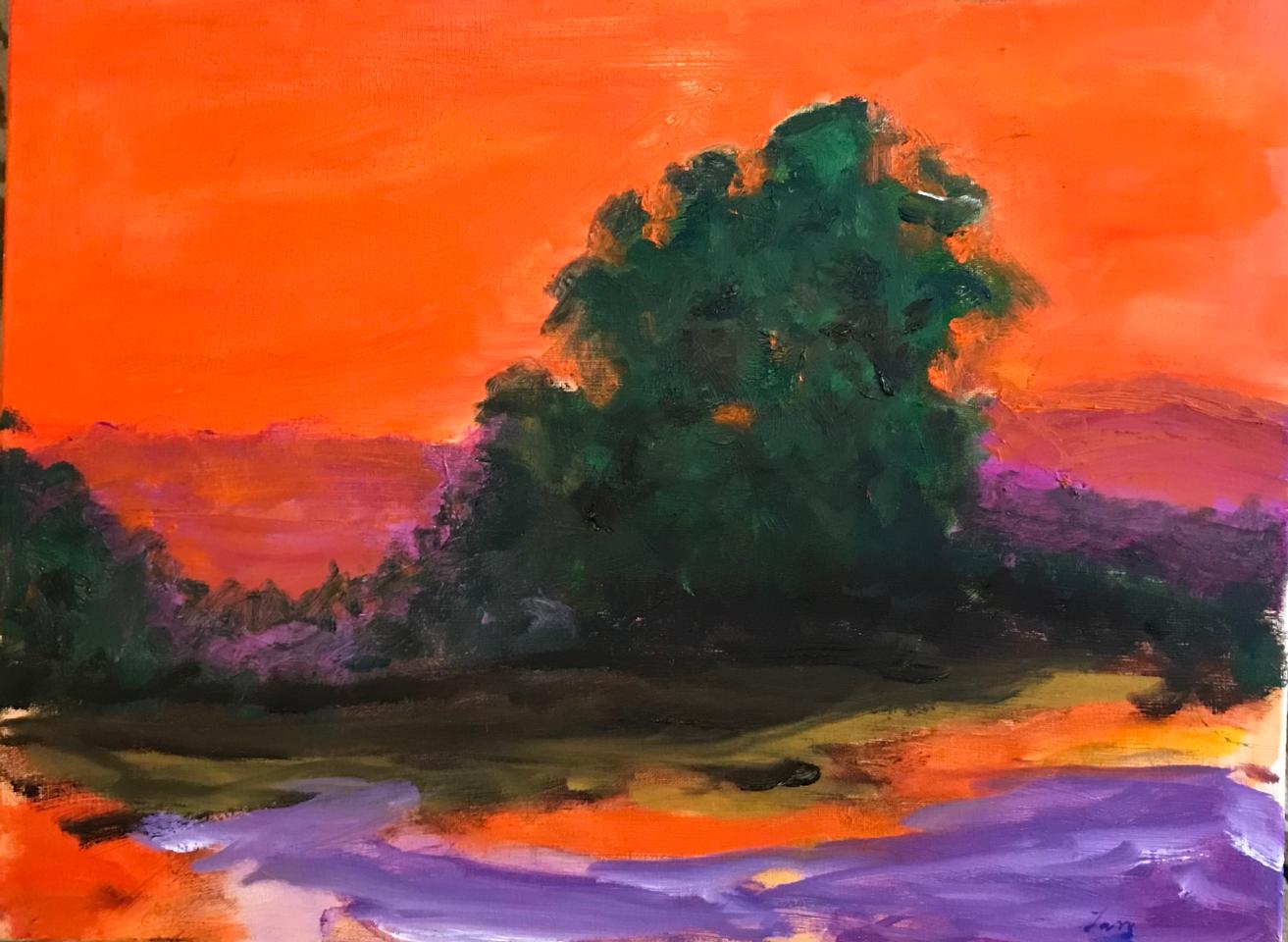 Martha R. Lang - Landscapes - Orang Sky