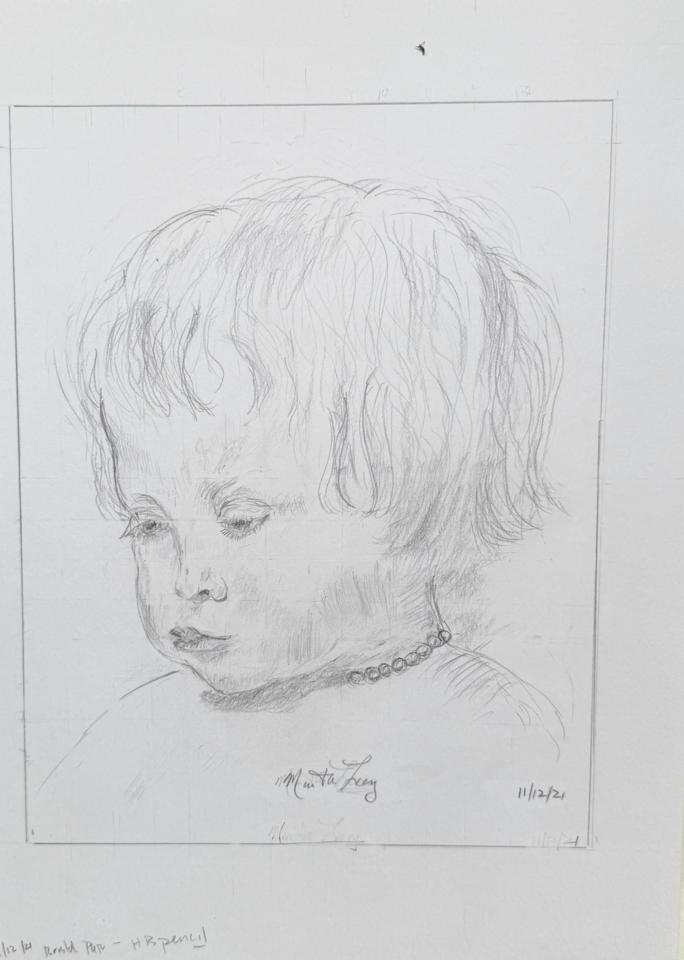 Martha R. Lang - Sketches - Child 