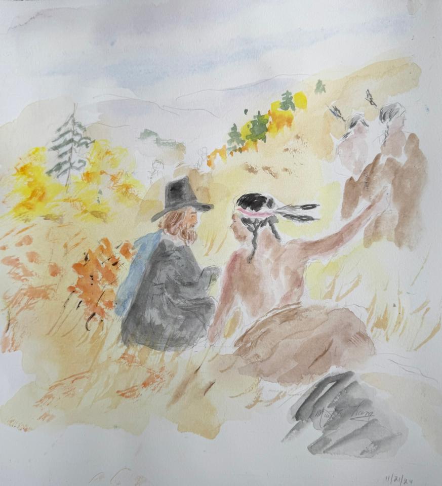 Martha R. Lang - Watercolors - Thanksgiving