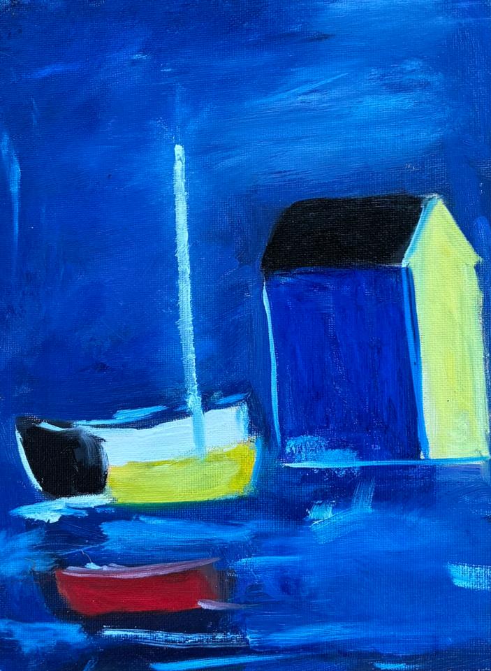 Martha R. Lang - Seascapes - Boat House